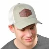 Guideline Experience Trucker Cap – Khaki/Ivory, Mid Profile – Stretch Fit -VapaHunting kauppa GLEXPTRUCKER