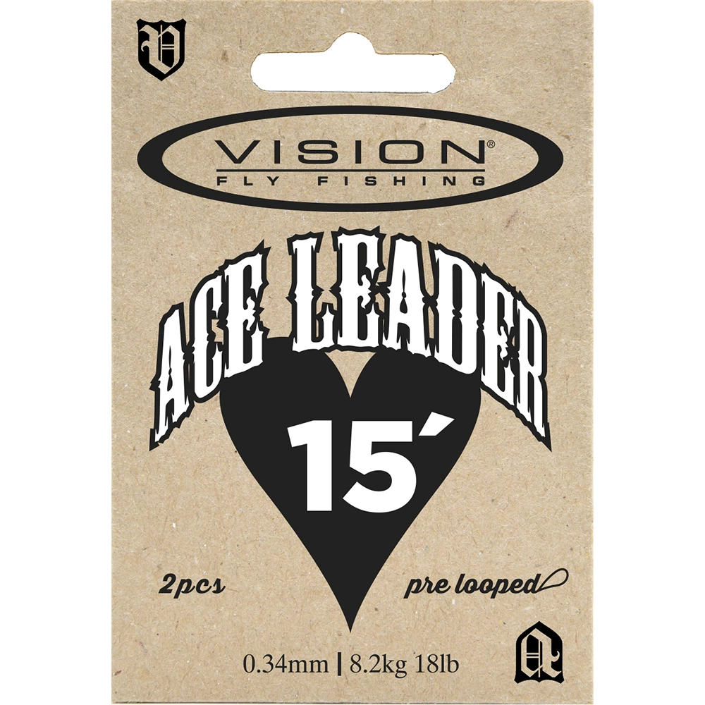 Vision Ace Leader -peruke 15’/457cm 2kpl/pkt 3 Vision Ace Leader -peruke 15’/457cm 2kpl/pkt