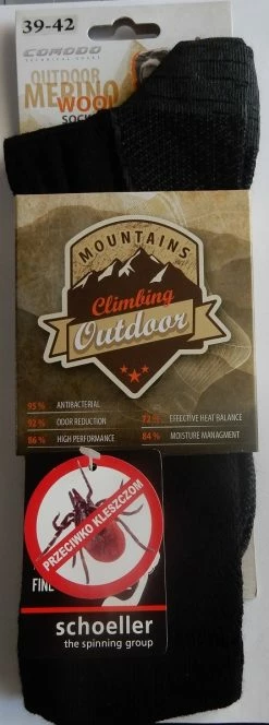 Comodo -Merinovillaiset Punkkisukat