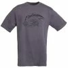 Guideline Angry Salmon ECO T-paita, Charcoal -VapaHunting kauppa web image angry salmon eco tee l